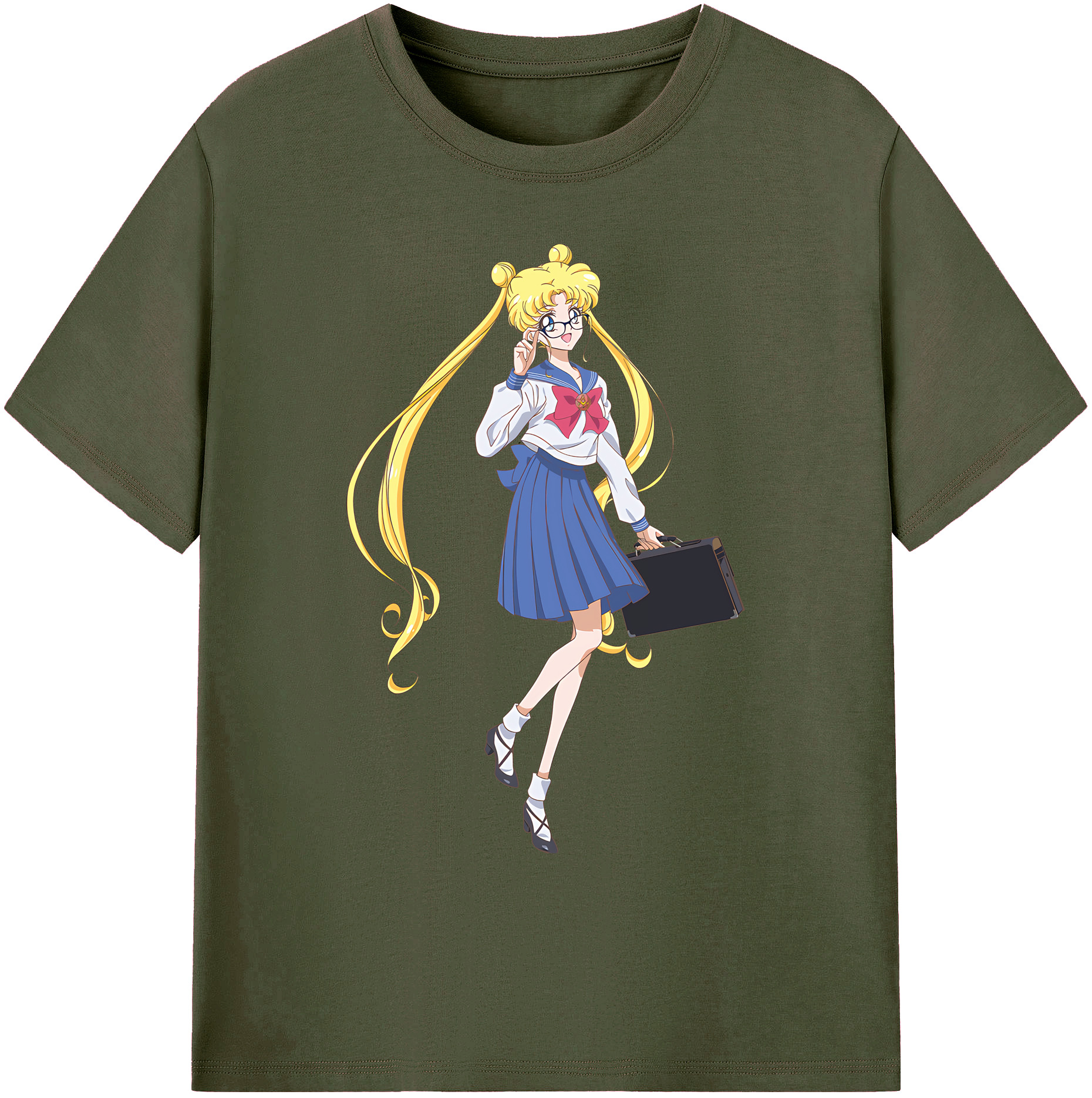 （画像用） 美少女戦士セーラームーン 愛野 美奈子 あいの みなこ Sailor Moon Aino Minako 綿100％ メンズ半袖Tシャツ｜肌触りやわらか＆通気性